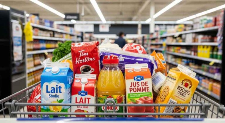 shopping cart grocery in Canada