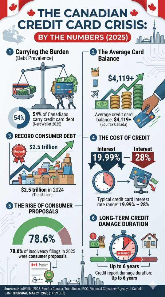 The Canadian Credit Card Crisis: By the Numbers